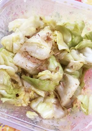 レンジ蒸しキャベツのお浸し-レシピのメイン写真