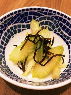 セロリの塩昆布炒め-レシピのメイン写真