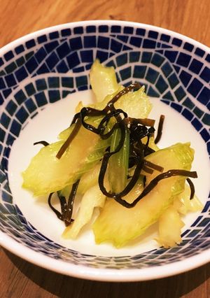 セロリの塩昆布炒め-レシピのメイン写真