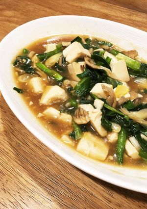 豆腐とニラの中華風あんかけ♡-レシピのメイン写真