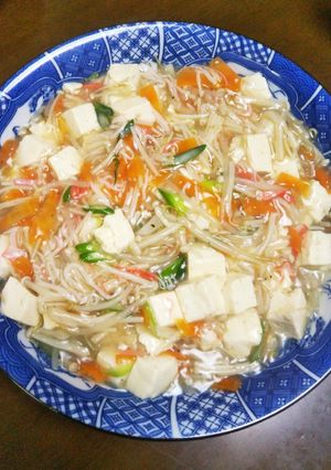 きむら家の豆腐とカニカマの塩あんかけ-レシピのメイン写真