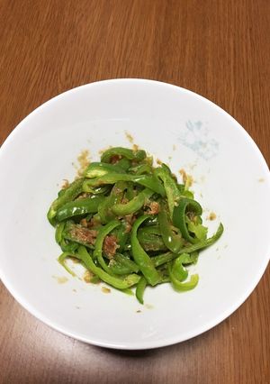 あと一品お弁当にも＊ツナ無し無限ピーマン-レシピのメイン写真