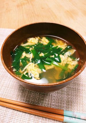 にらたまスープ-レシピのメイン写真
