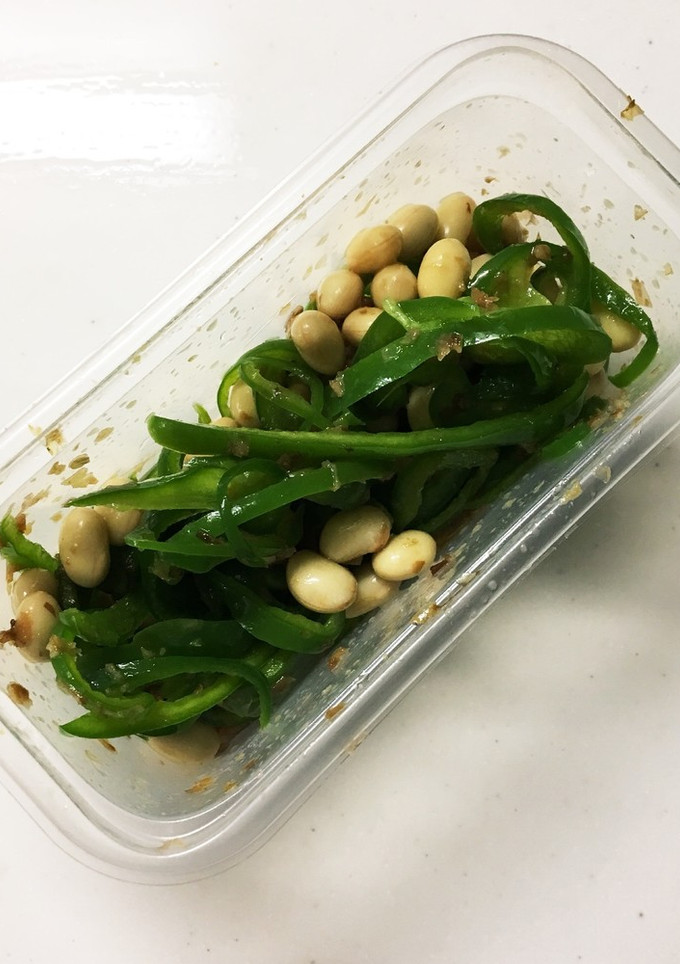 簡単和え物！ピーマンと大豆のおひたし-レシピのメイン写真