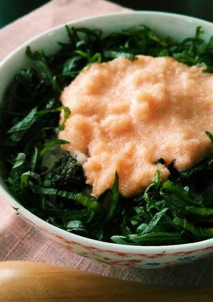 大葉でさっぱり❗明太子マヨご飯-レシピのメイン写真