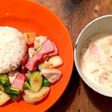 二度美味しい☆クリームシチュー別鍋仕立て