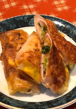パリパリ♪春キャベツのチーズ春巻き-レシピのメイン写真