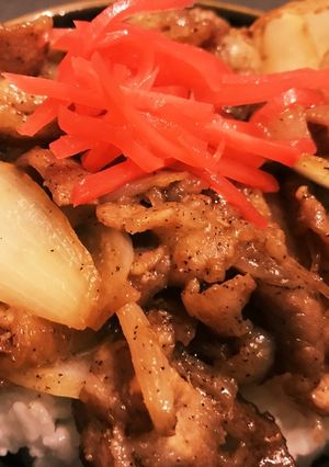 男の料理〜！豚丼ど〜ん！-レシピのメイン写真