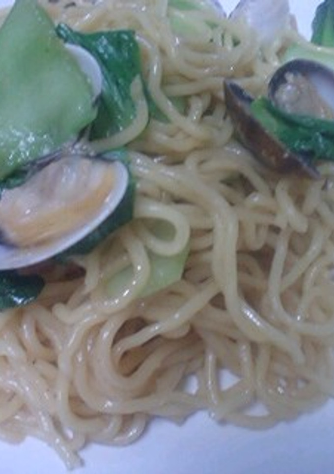 あさりと青梗菜の焼きそば-レシピのメイン写真