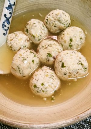 鶏胸ひき肉団子のあんかけ-レシピのメイン写真
