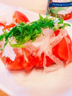 冷やしトマトサラダ-レシピのメイン写真