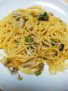 すぐ出来る!キノコ和風醤油パスタ-レシピのメイン写真