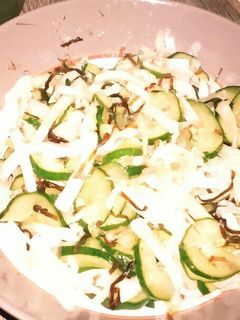 だいこんときゃうりの塩昆布あえ-レシピのメイン写真