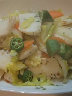 いかステーキで野菜炒め❗-レシピのメイン写真