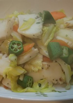 いかステーキで野菜炒め❗-レシピのメイン写真