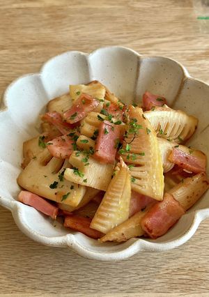筍とベーコンのバター炒め-レシピのメイン写真