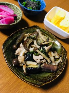 味付け簡単!ナスと豚肉のしそポン炒め-レシピのメイン写真