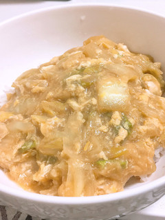 白菜と卵のあんかけ丼-レシピのメイン写真