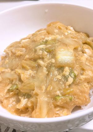 白菜と卵のあんかけ丼-レシピのメイン写真