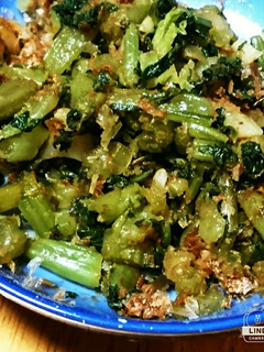 旨い(*´╰╯`๓)野沢菜のおかか炒め♪-レシピのメイン写真