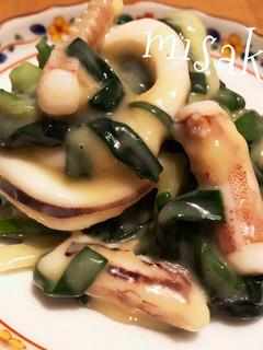 イカと分葱の辛子酢味噌和え☆-レシピのメイン写真