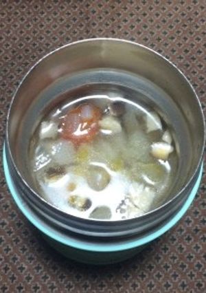 フードジャーで作る新玉葱のスープ-レシピのメイン写真