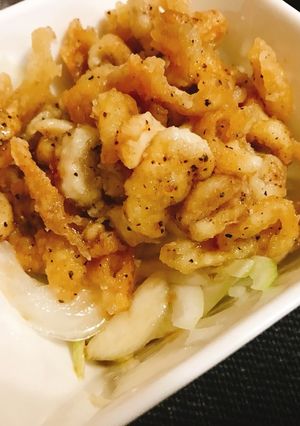 サクサク！居酒屋定番おつまみ☆鶏皮ポン酢-レシピのメイン写真
