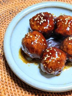 黒酢肉団子-レシピのメイン写真