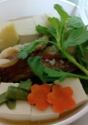 レンジで出来る！たけのこと赤魚の蒸し物♪-レシピのメイン写真