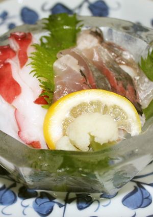 昆布締めアジとレモン締めタコの二種盛り-レシピのメイン写真
