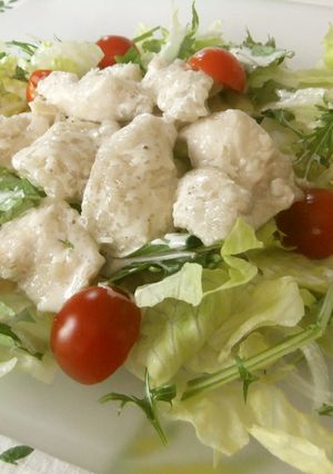 ♪鶏の とぅるん とぅるん サラダ-レシピのメイン写真