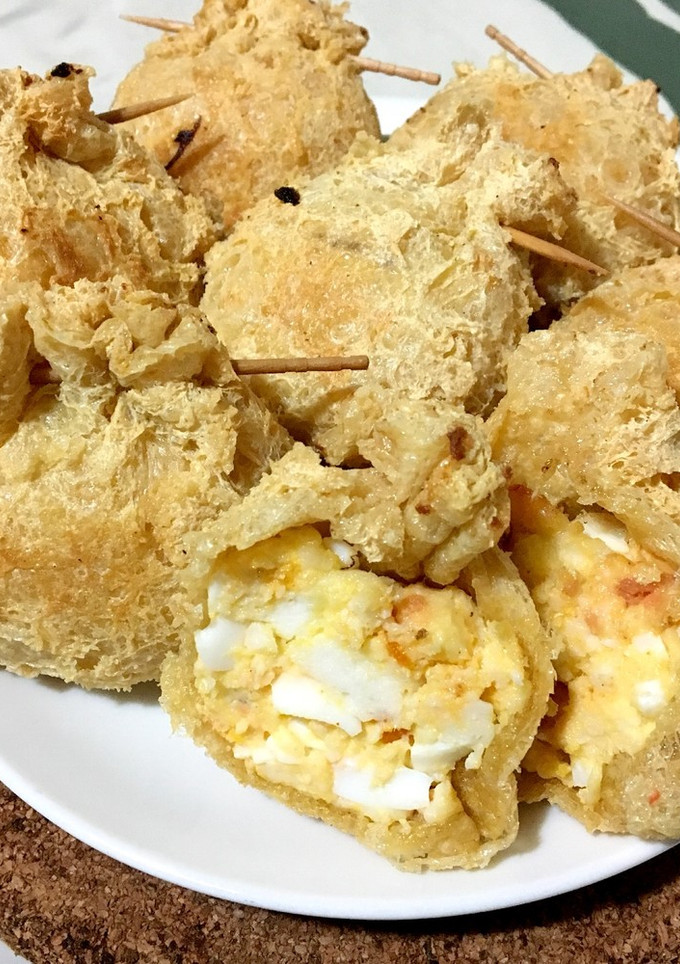 油揚げでたまごとはんぺんの巾着-レシピのメイン写真