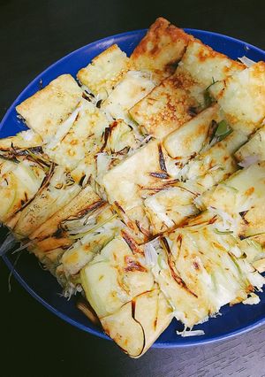 節約！残り野菜で！米粉チヂミ-レシピのメイン写真