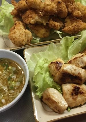 鶏むね肉とマヨのソテーとポップコーンムネ-レシピのメイン写真