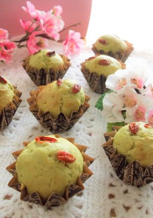 ゴジベリー抹茶チョコプチカップケーキ-レシピのメイン写真