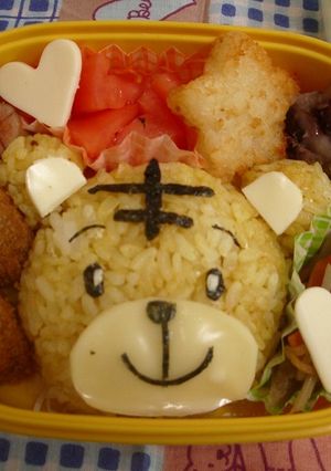 お弁当にもしまじろう♪（キャラ弁）-レシピのメイン写真