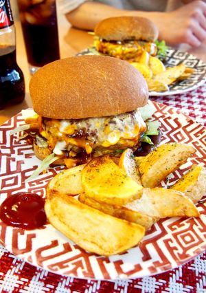 ボリューム満点♪照り焼きハンバーガー-レシピのメイン写真