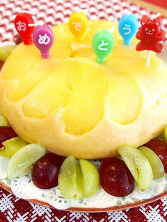 1歳のお誕生日に♪炊飯器でリンゴケーキ-レシピのメイン写真