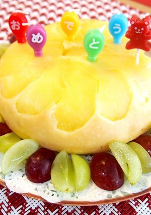 1歳のお誕生日に♪炊飯器でリンゴケーキ-レシピのメイン写真