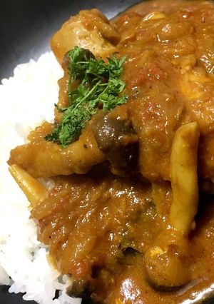鶏ときのこのカレー-レシピのメイン写真