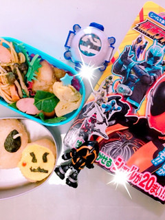 簡単!仮面ライダーキャラ弁-レシピのメイン写真