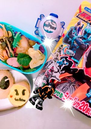 簡単！仮面ライダーキャラ弁-レシピのメイン写真
