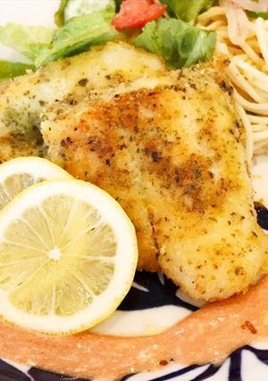真鱈の香草ソテー オーロラソース添え-レシピのメイン写真