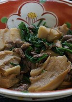 すぐできる♥牛肉と麩の煮物-レシピのメイン写真