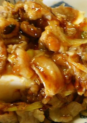 即席肉味噌豆腐-レシピのメイン写真