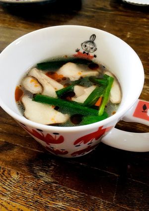 椎茸とニラの酸辣湯-レシピのメイン写真