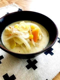 たっぷり野菜のちゃんぽん風スープ-レシピのメイン写真