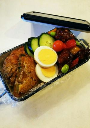 お弁当⑦★かぼちゃコロッケ弁当★-レシピのメイン写真