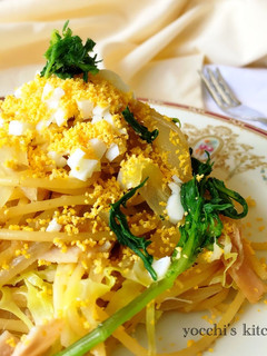 フライパン1つ!春爛漫♡ツナの和風パスタ-レシピのメイン写真