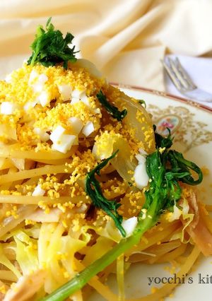 フライパン１つ！春爛漫♡ツナの和風パスタ-レシピのメイン写真